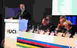 David Lappartient em evento da UCI / Divulgação - Twitter UCI