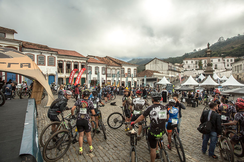 Ciclistas lotaram Ouro Preto durante o Xterra / Divulgação