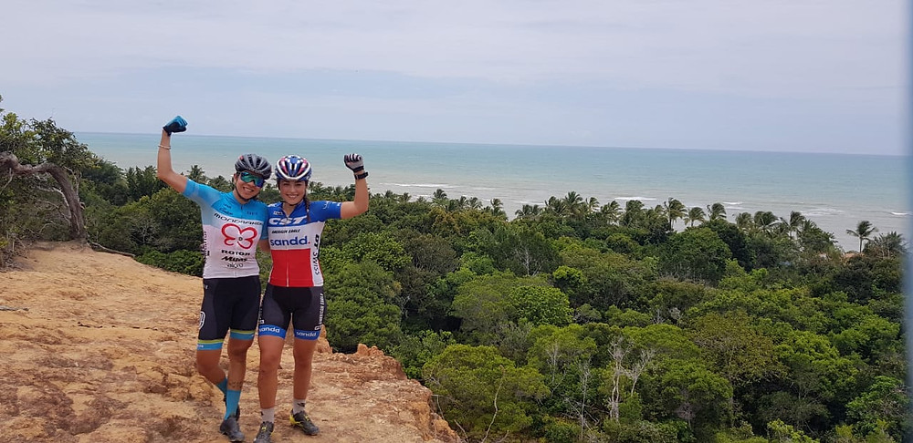 Raiza e Margot na Bahia para Brasil Ride deste ano / Acervo pessoal