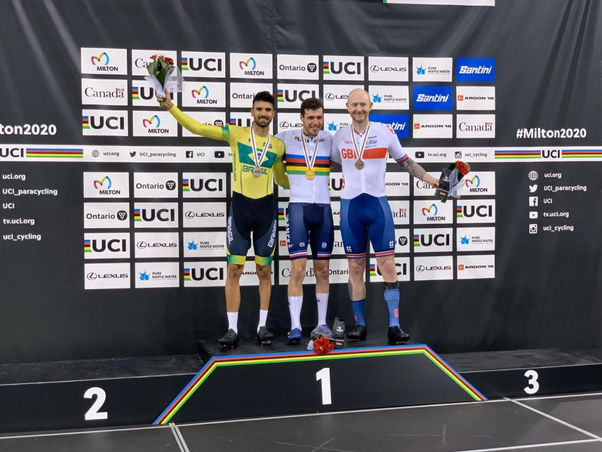 Lauro Chaman é prata no Mundial de Paraciclismo de Pista