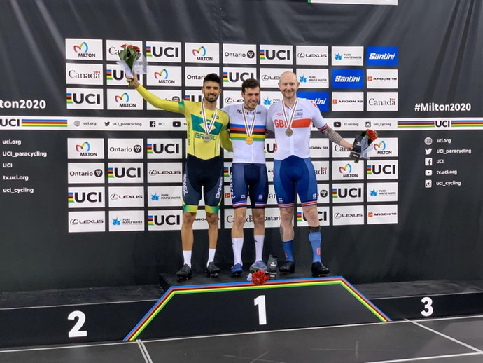 Lauro Chaman é prata no Mundial de Paraciclismo de Pista