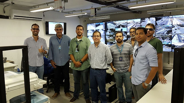 Visita ao centro de operações da concessionária Porto Novo durante a vistoria técnica do Tunel Marcelo Alencar / Divulgação CSC-RJ