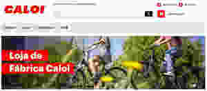 Site da loja Caloi de fábrica / Divulgação