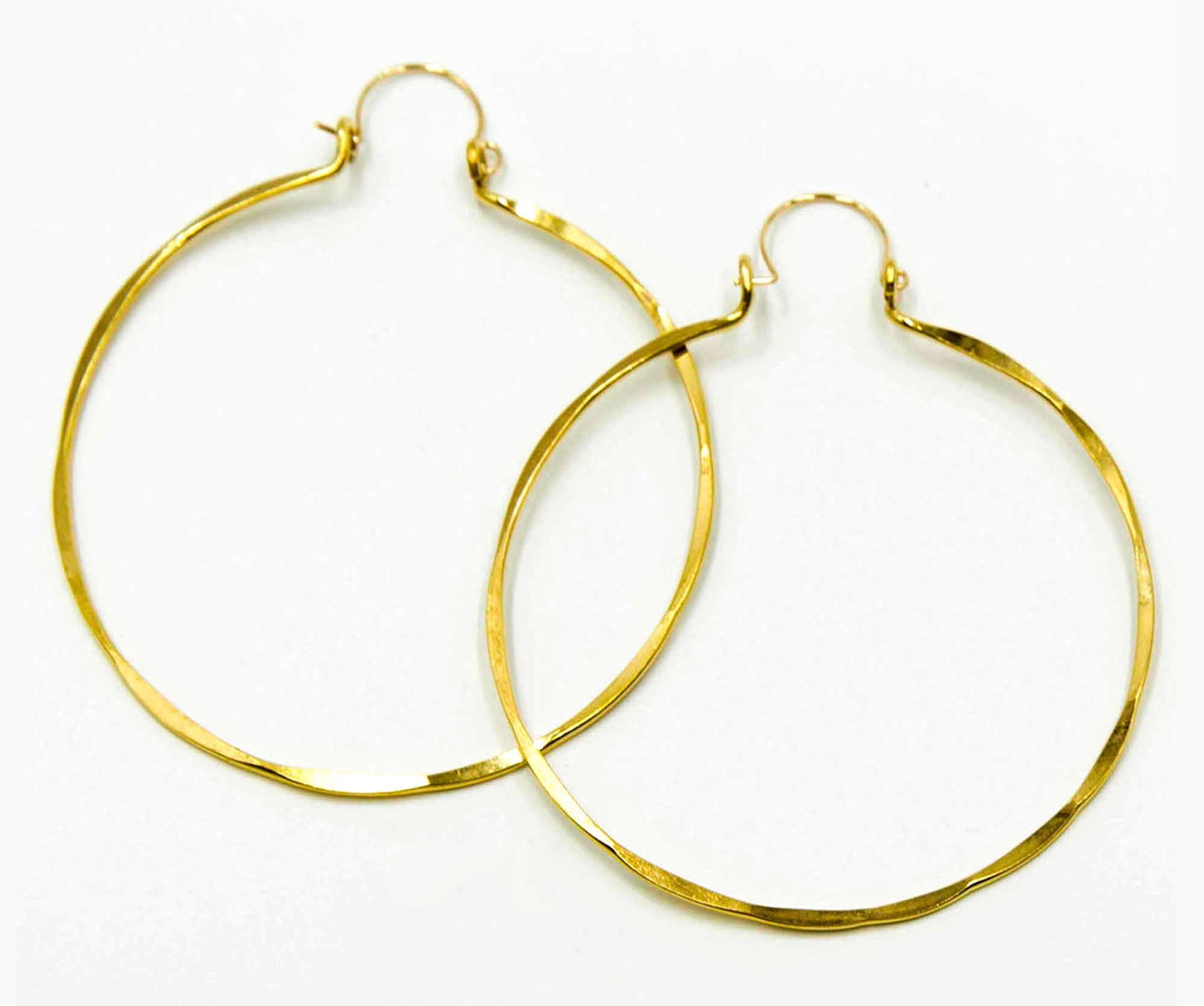 EB1 100% Brass Wire Barrel  3 inch Long Earring