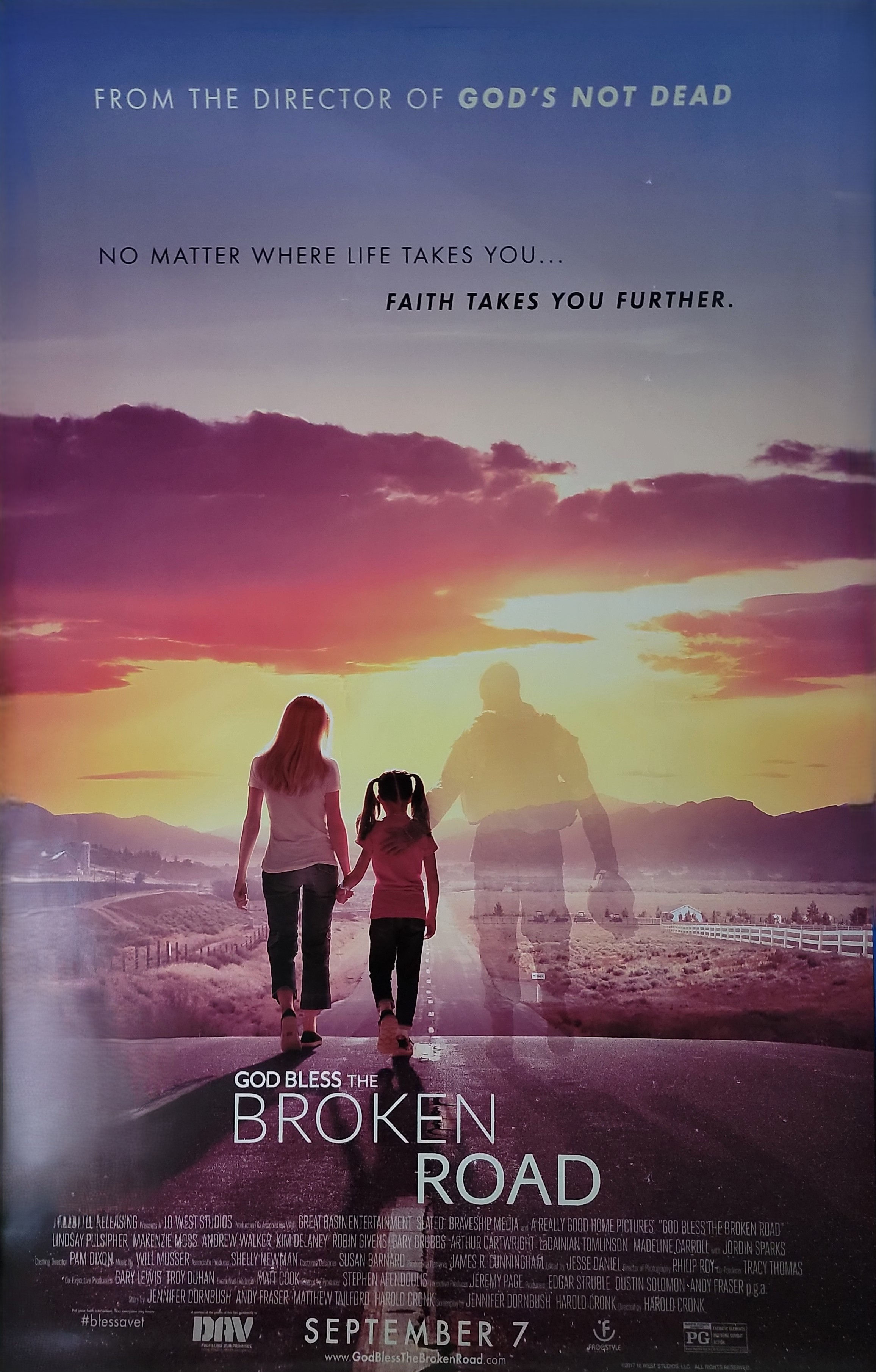 God Bless the Broken Road Movie Poster