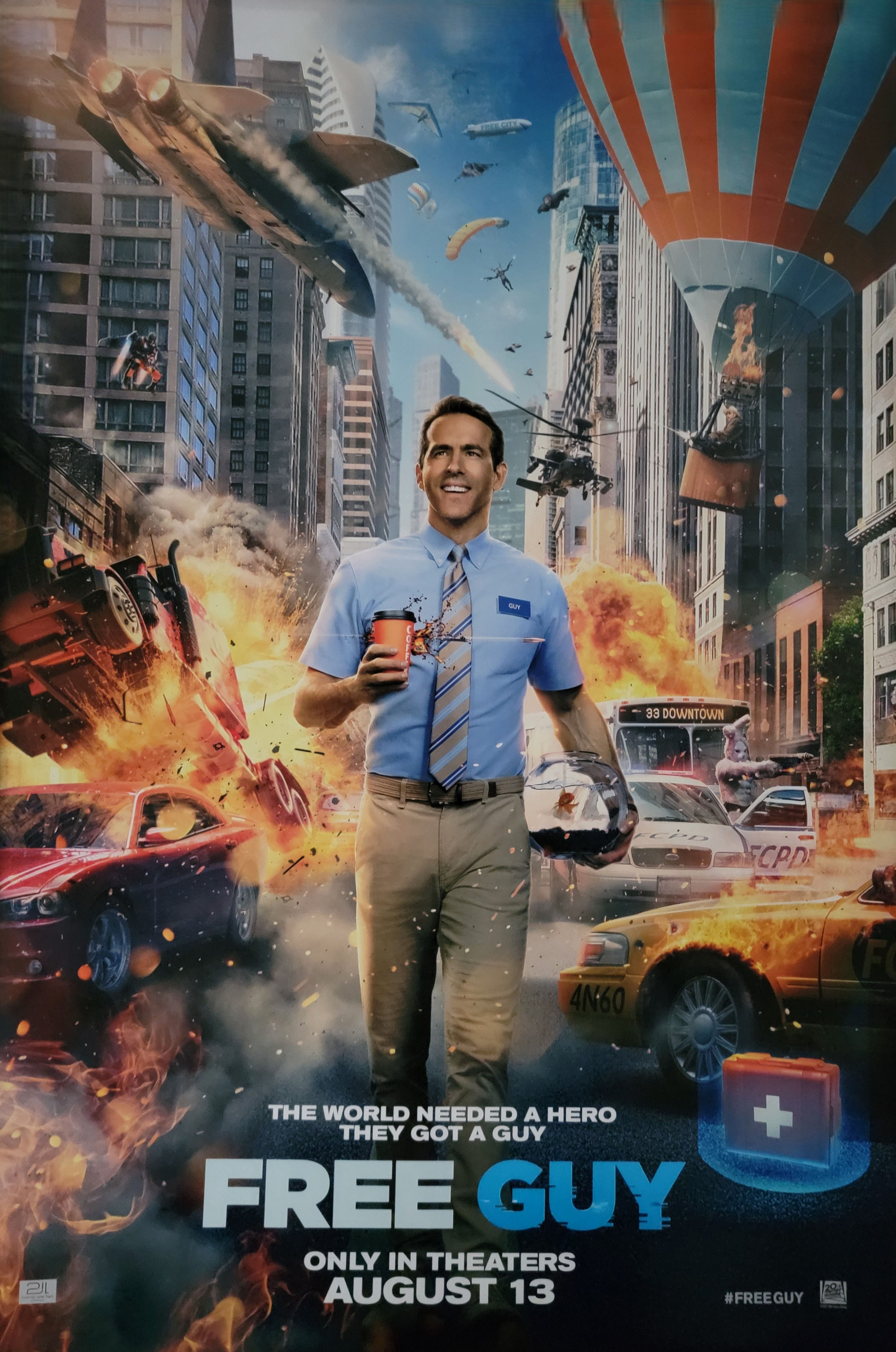 Free Guy Movie Poster