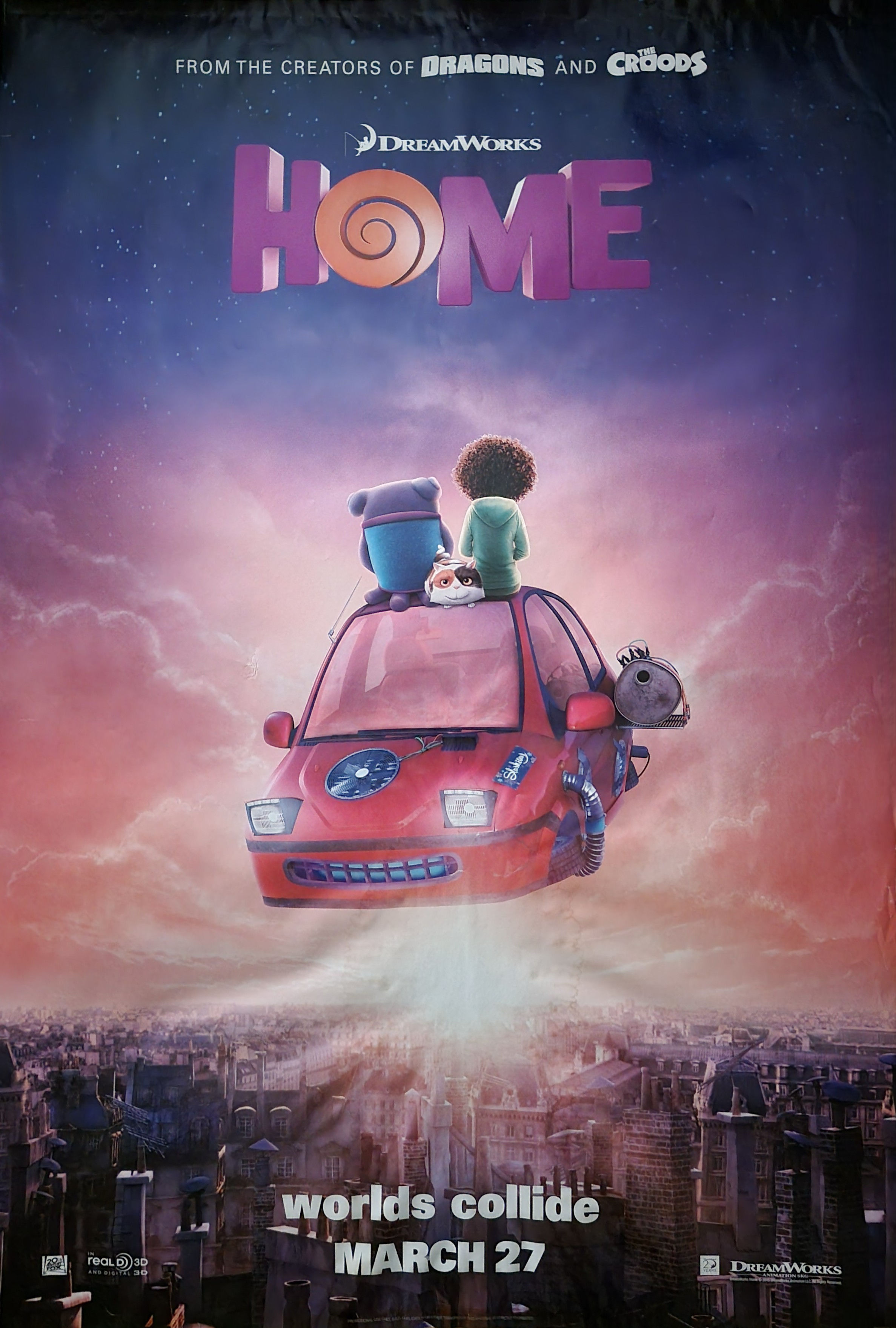 Dreamworks Home Movie Poster