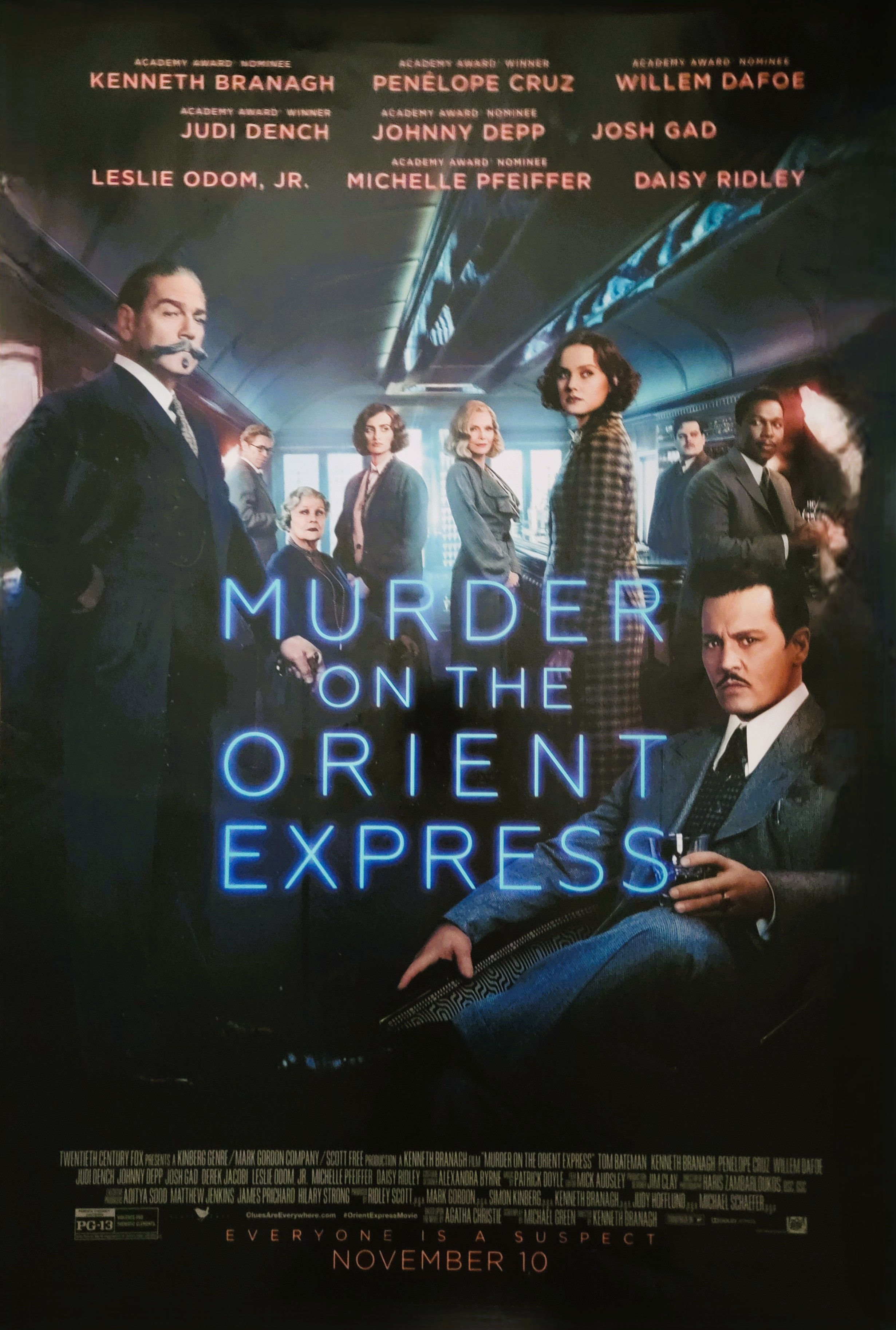 Murder on the Orient Express Movie Poster