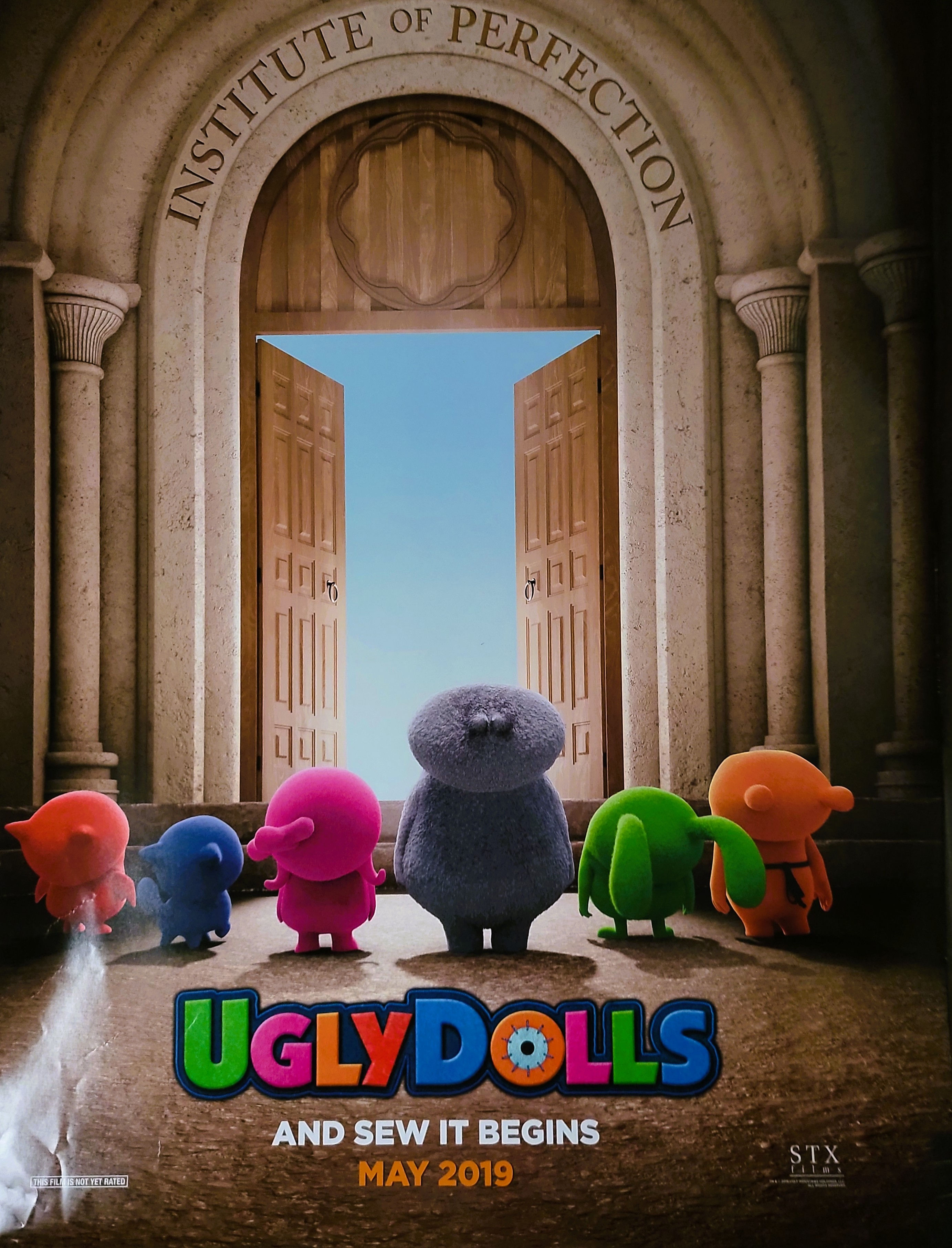 Ugly Dolls and Sew It Begins Movie Poster