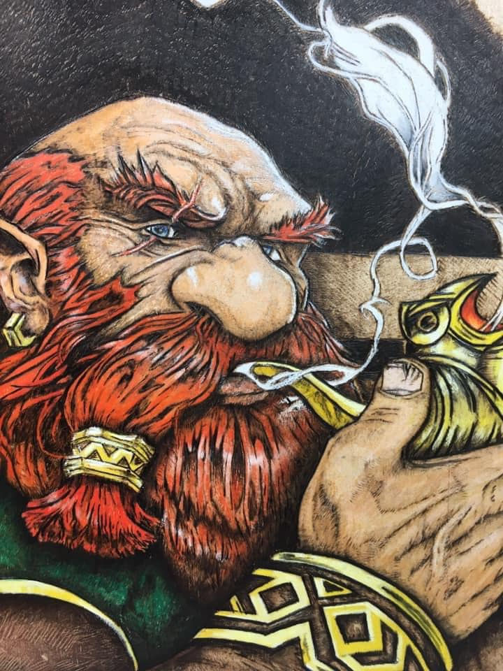 Thumbnail: Dwarf Wood burning