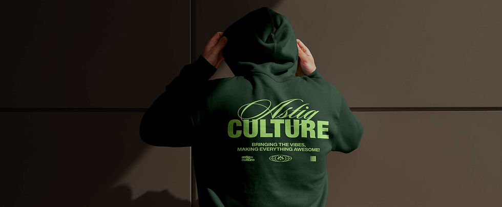 A man wearing green Astig Culture hoodie from Astig Store.
