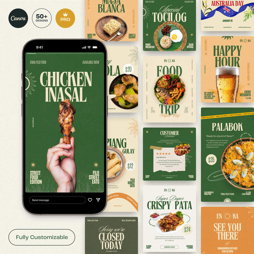 Enka A Beautifully Designed Social Media Kit