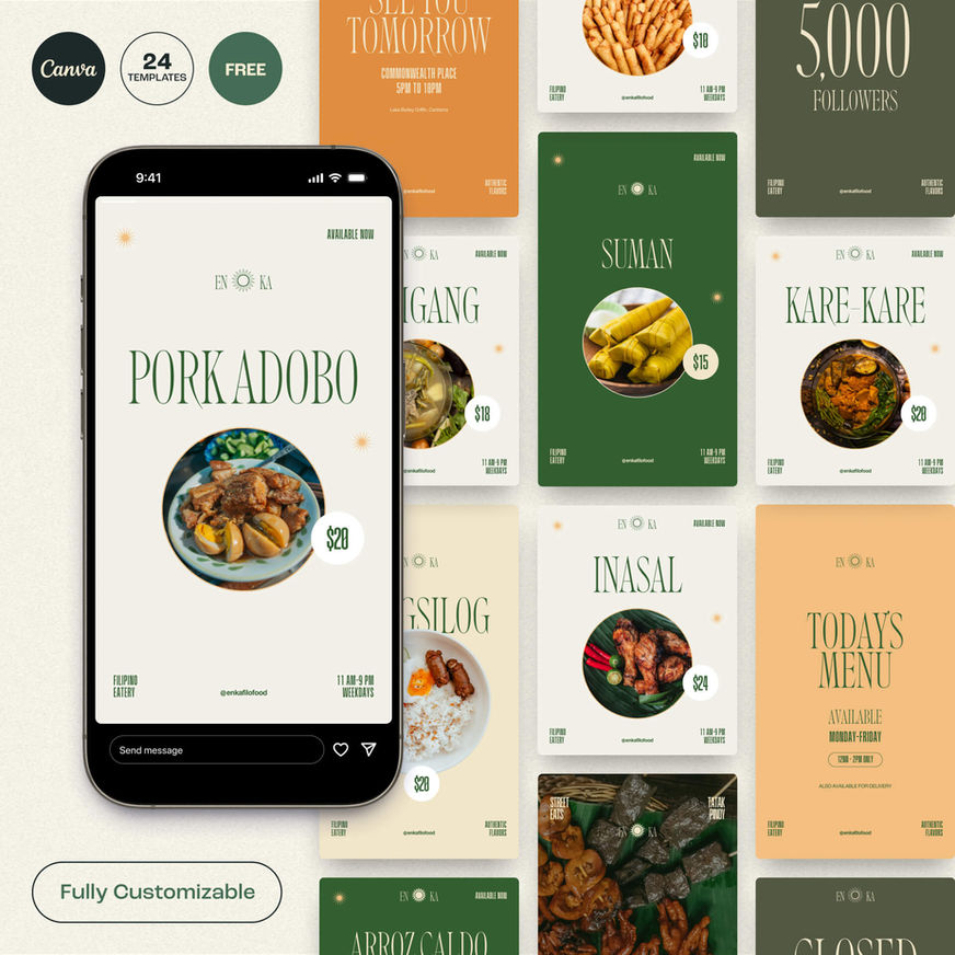 Enka Free a Beautifully Designed Social Media Kit