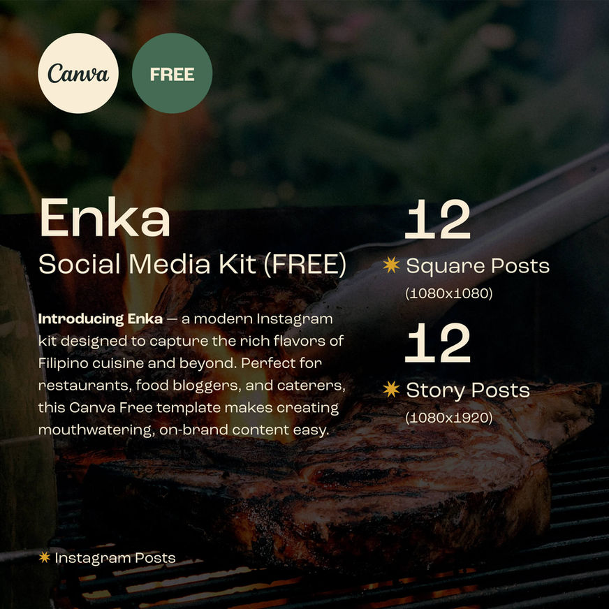Enka Free a Beautifully Designed Social Media Kit Specs