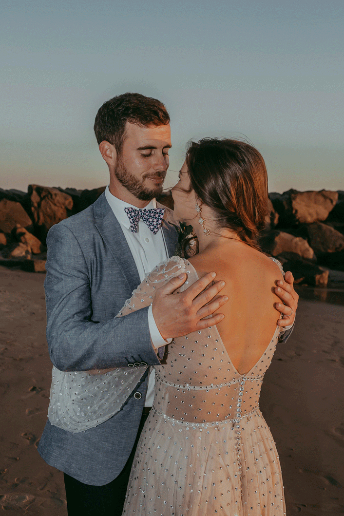 GIF wedding, San Diego wedding photography, san diego wedding photographer, newport beach wedding photography, newport beach wedding photographer, southern california elopement photography, Southern California elopement photographer, Lido House Wedding Photography, moody wedding photography, berlynn photography, So Cal Beach Wedding, boho wedding dress 