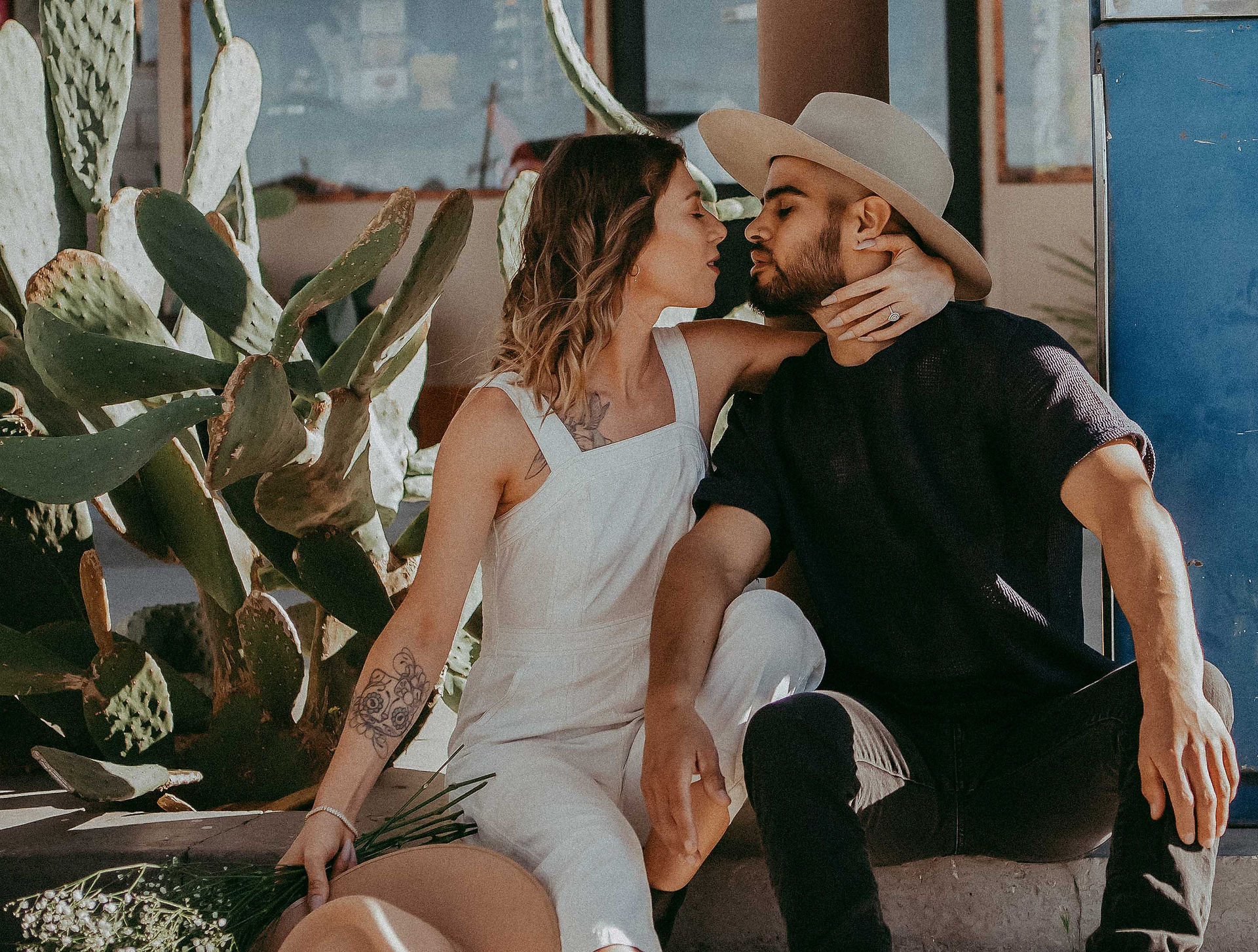 Berlynn Photography, unique locations for engagement shoot, joshua tree vintage gas station, couple shoot, San Diego elopement photographer, San Diego wedding photographer, San Diego engagement photographer