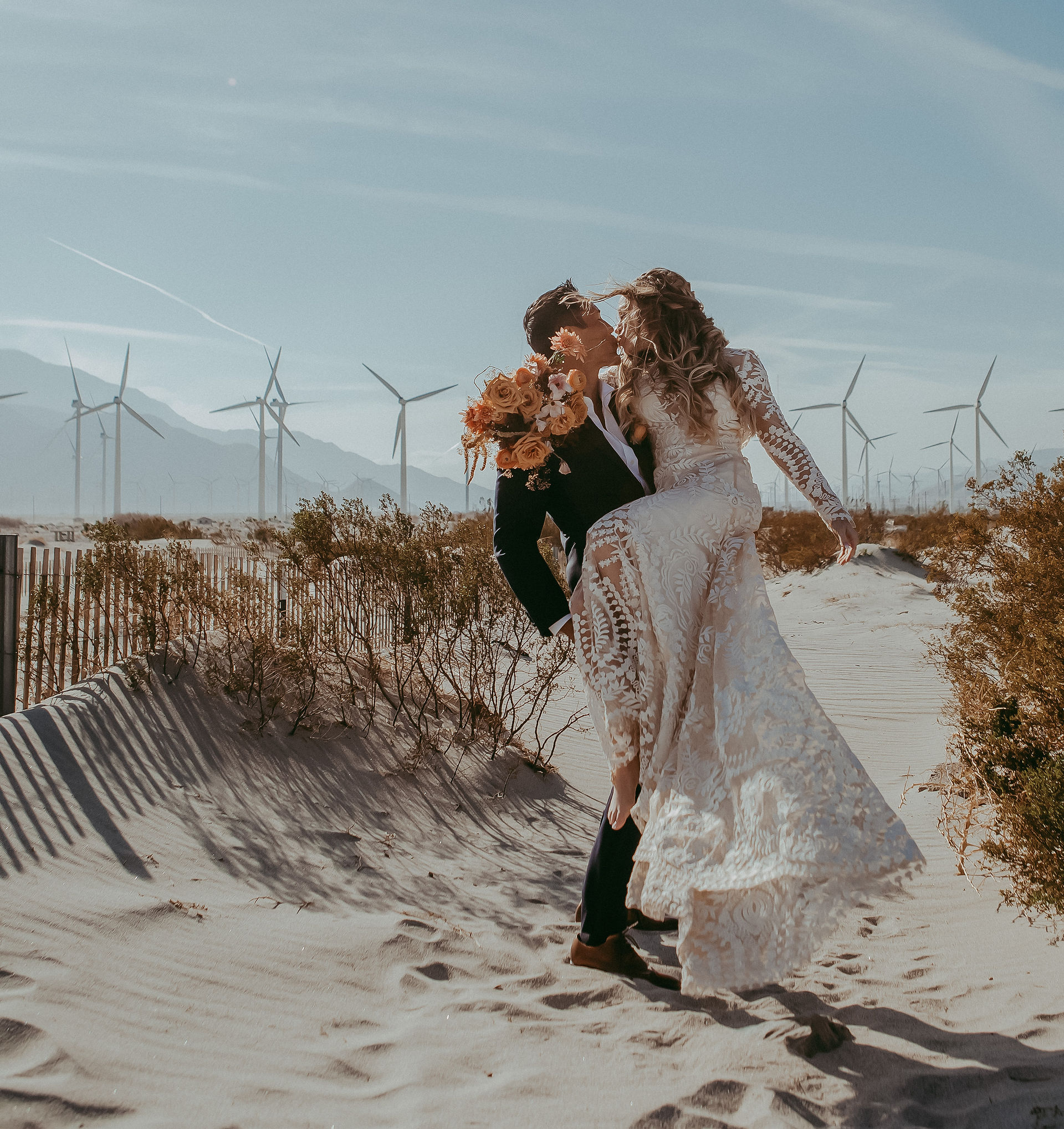 palm springs boho wedding, palm springs boho elopement, rue de seine bride, boho wedding photography, Berlynn Photography, Palm Springs Elopement, California elopement photographer, palm springs wedding photography, palm springs elopement photography