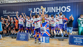 Caçadorense conquista de forma invicta o título dos Joguinhos Abertos de Santa Catarina Sub-18