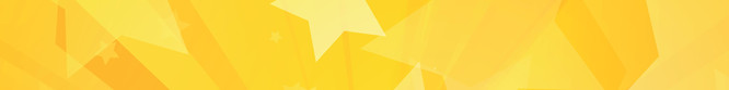 Background yellow and gold container box filled with stars