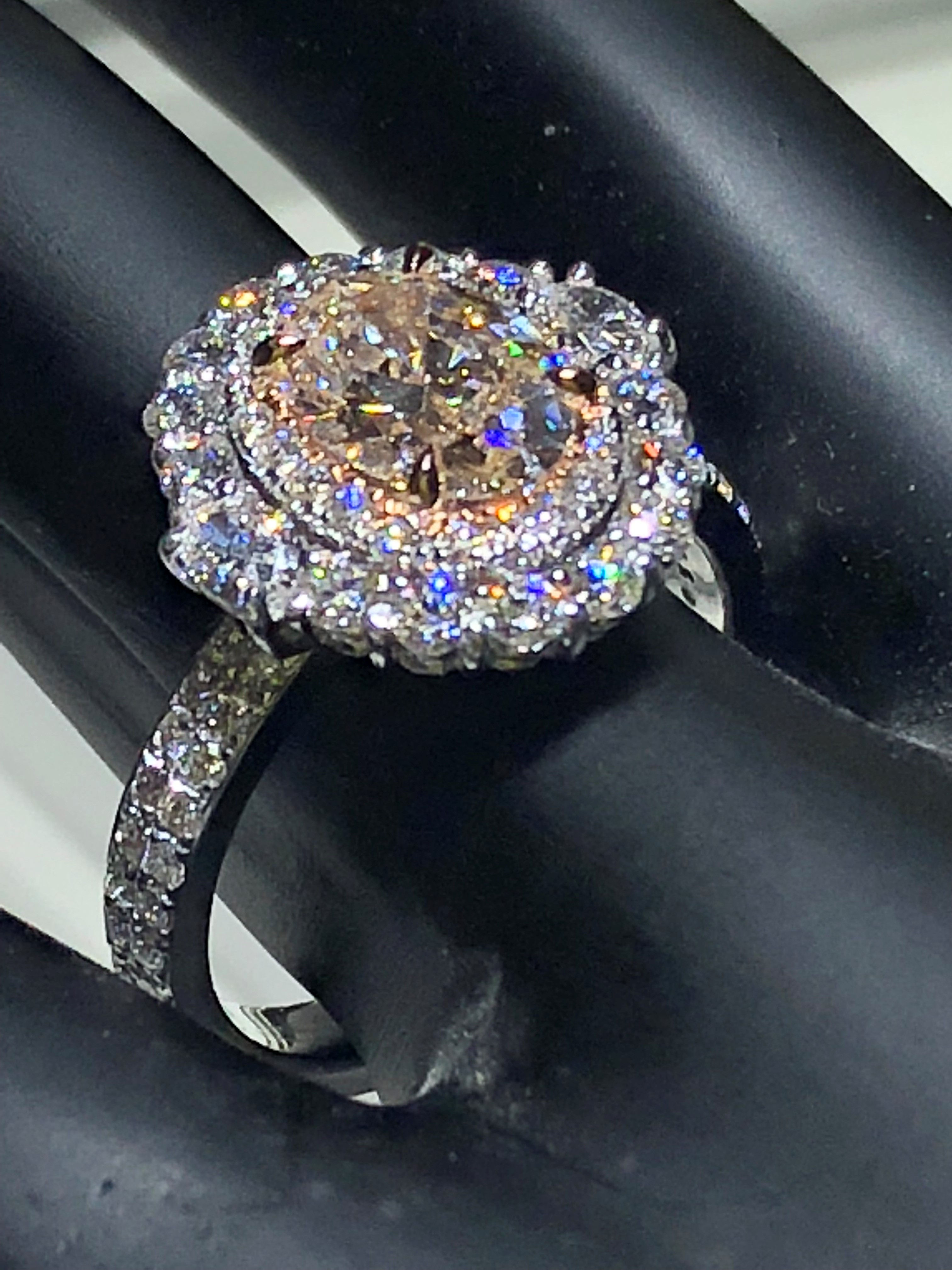 The Hint of Pink Diamond ring