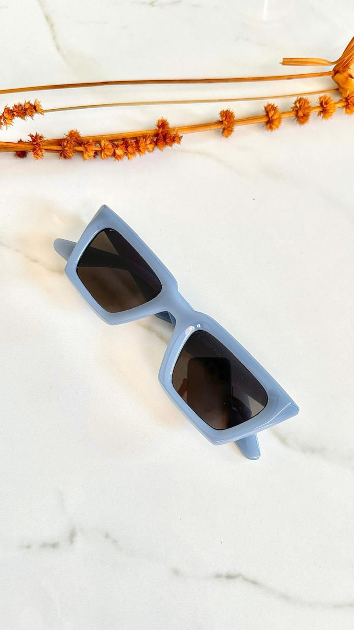 Óculos Modelo Gatinho - Azul