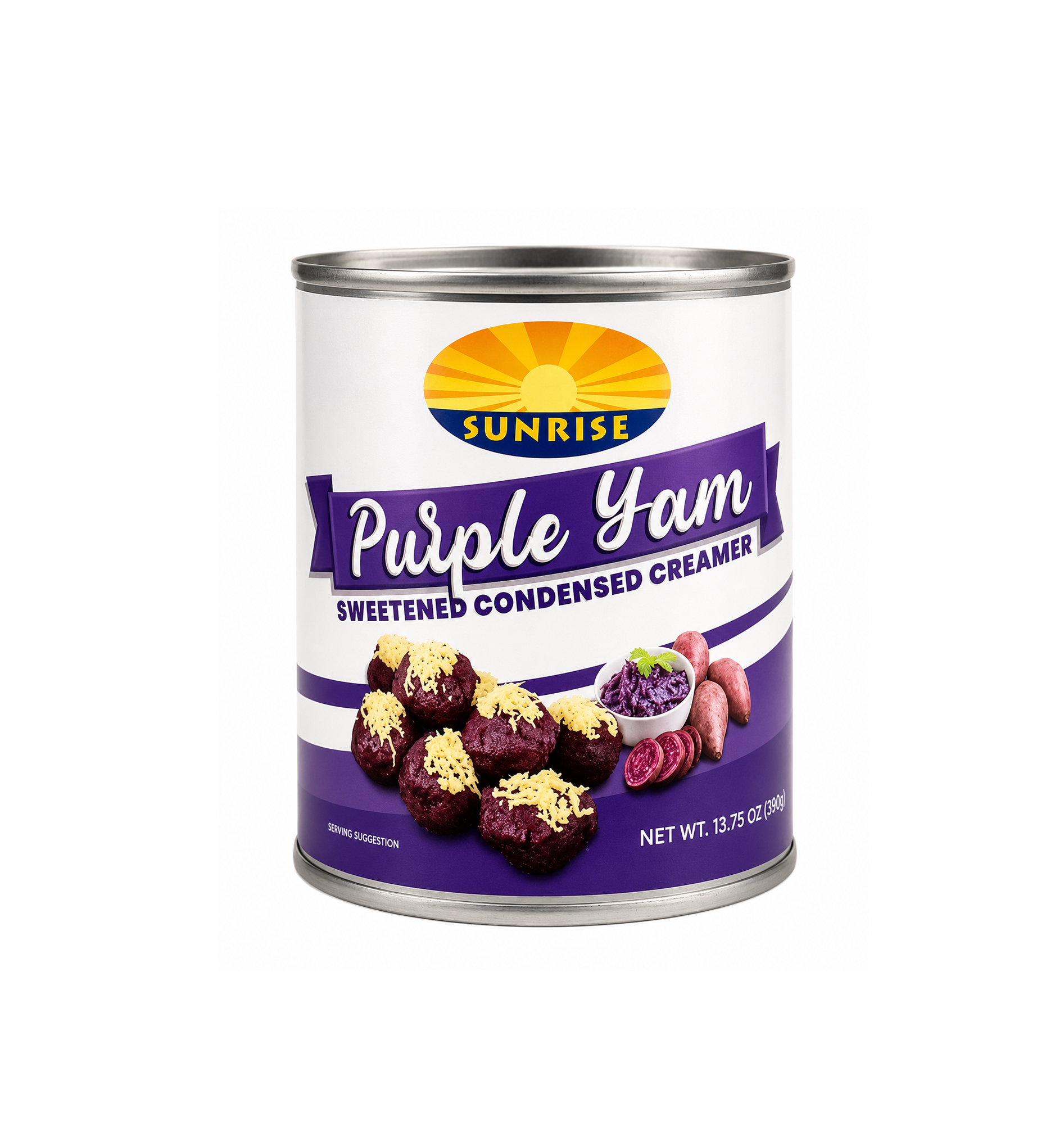 Sunrise Purple Yam Ube Sweetened Condensed Creamer, 390g
