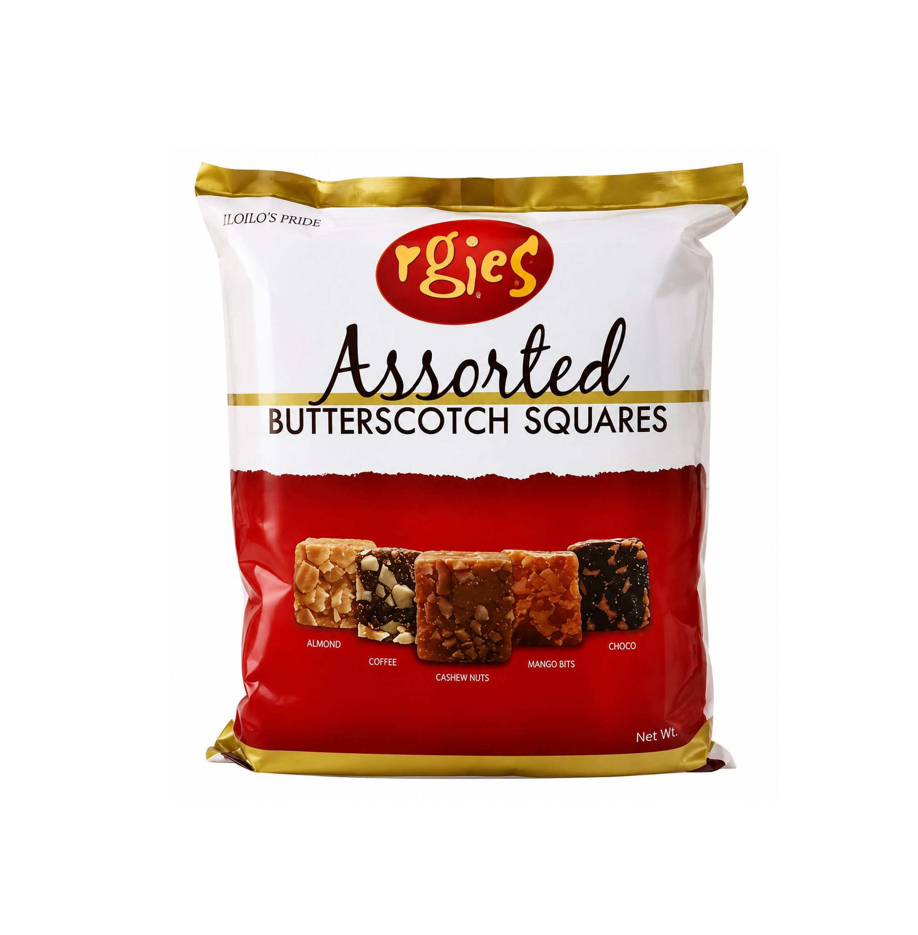 Rgies Assorted Butterscotch Squares, 175g