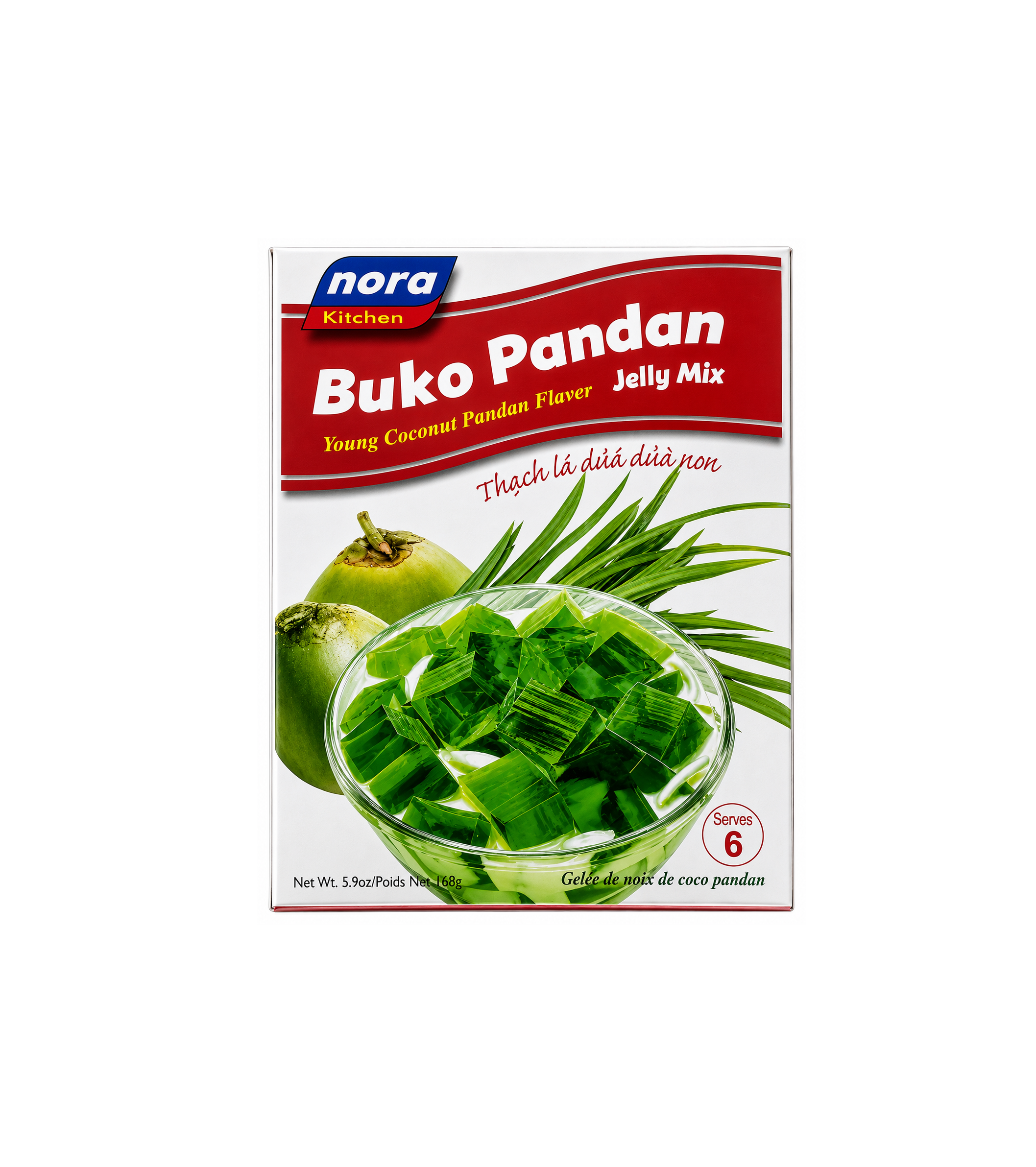 Nora Buko Pandan Jelly Mix - 5.9 oz