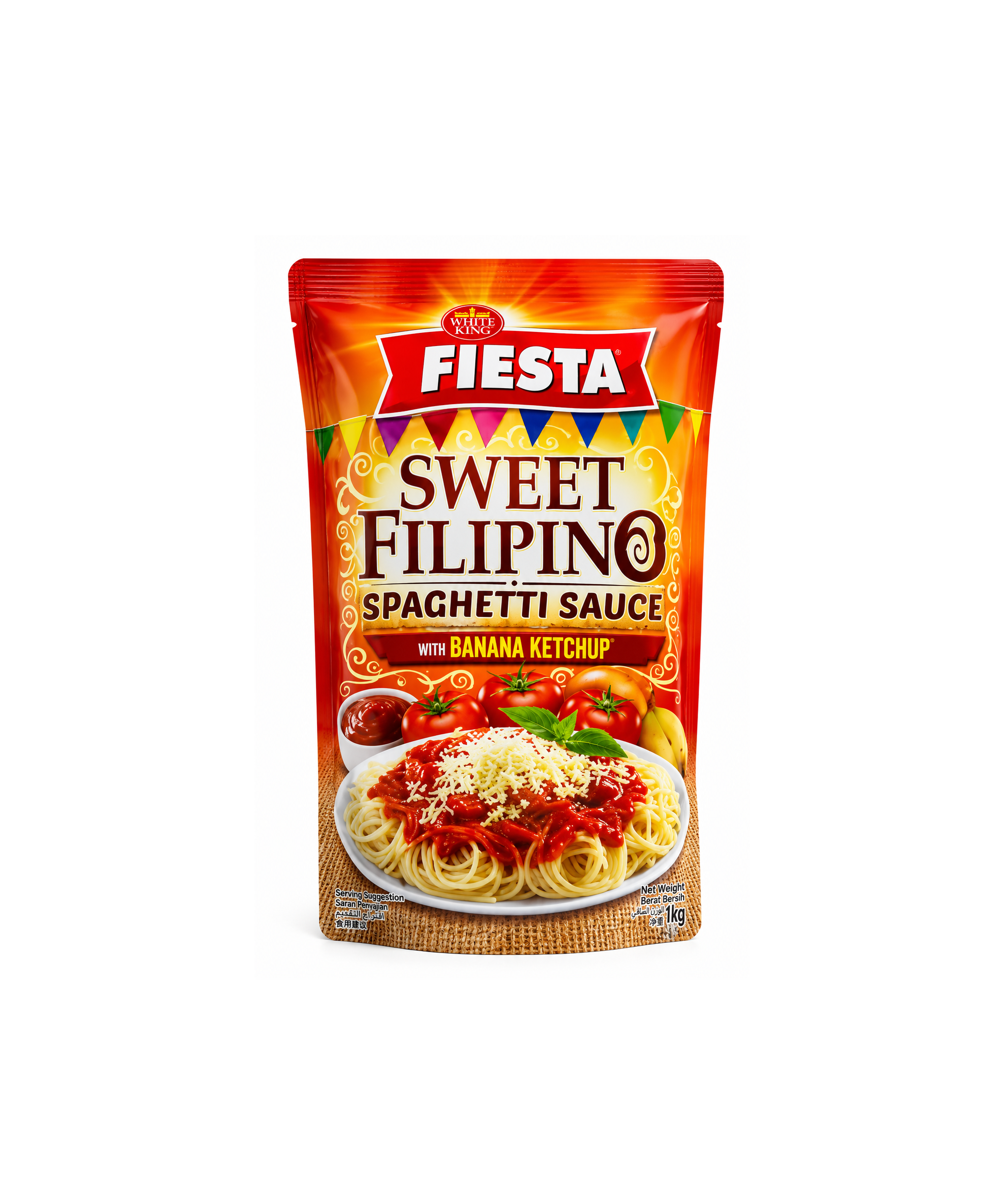 White King Fiesta Sweet Filipino Spaghetti Sauce - 1kg