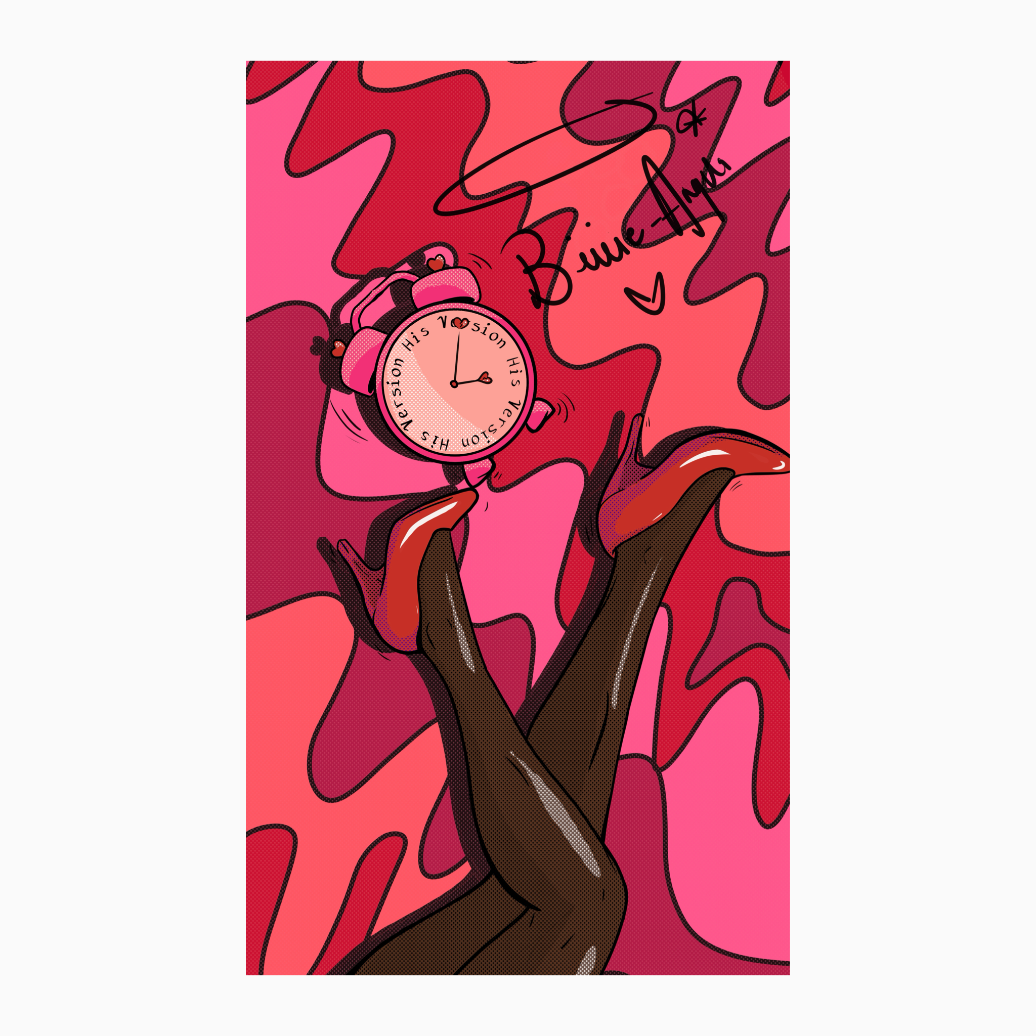 his version. signed print