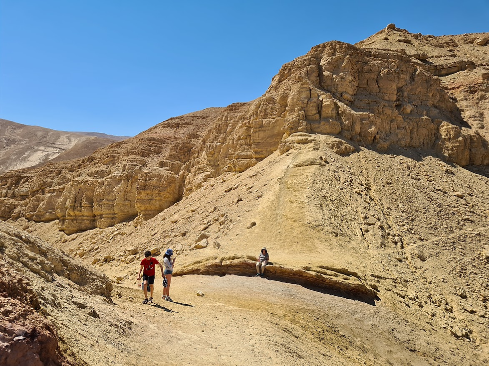 המסלול המעגלי בקניון נחל שחורת בהרי אילת