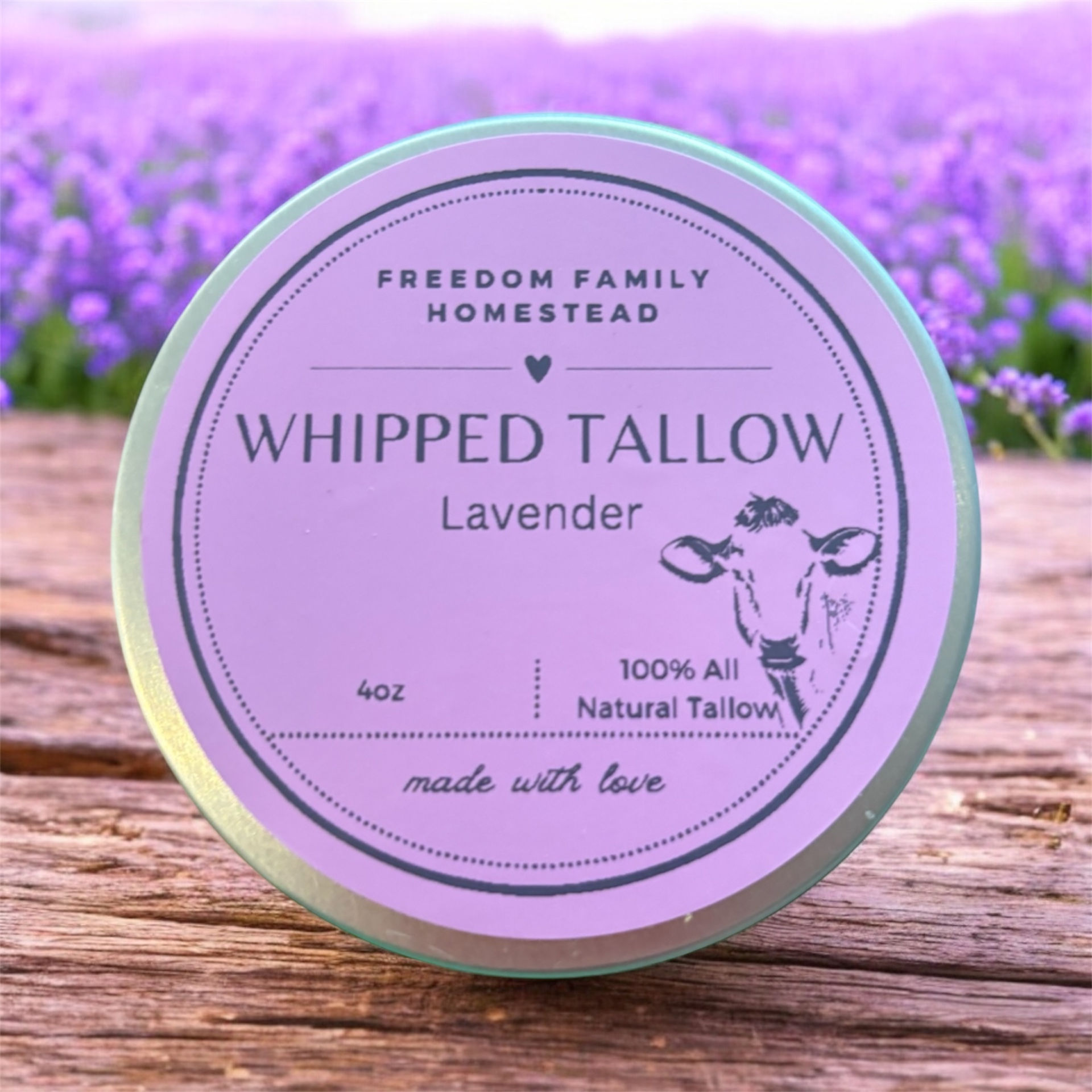 Lavender whipped Tallow Cream 