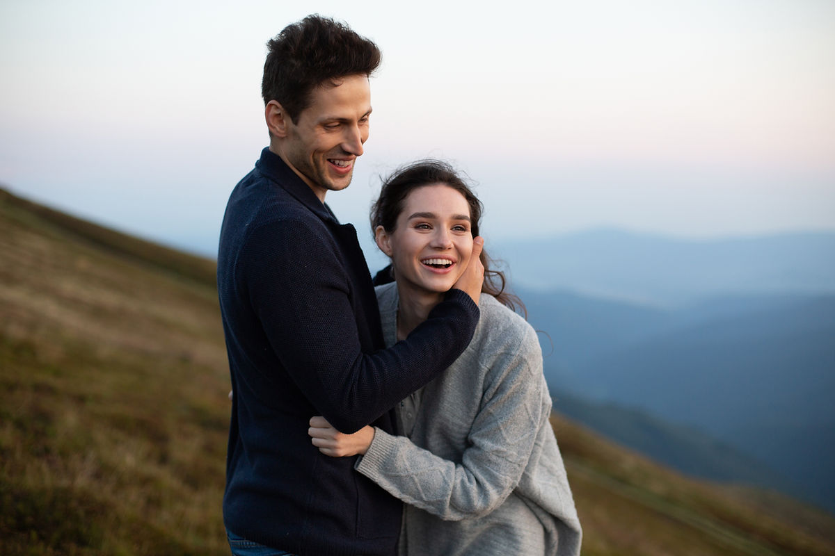 pareja feliz 