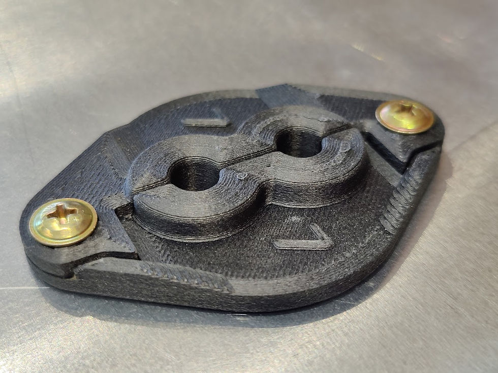 Thumbnail: Engine Baffle Ignition Wire Seal - Two Wire - Zero Degree (Straight Thru)