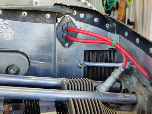 Engine Baffle Ignition Wire Seal - Two Wire - Zero Degree