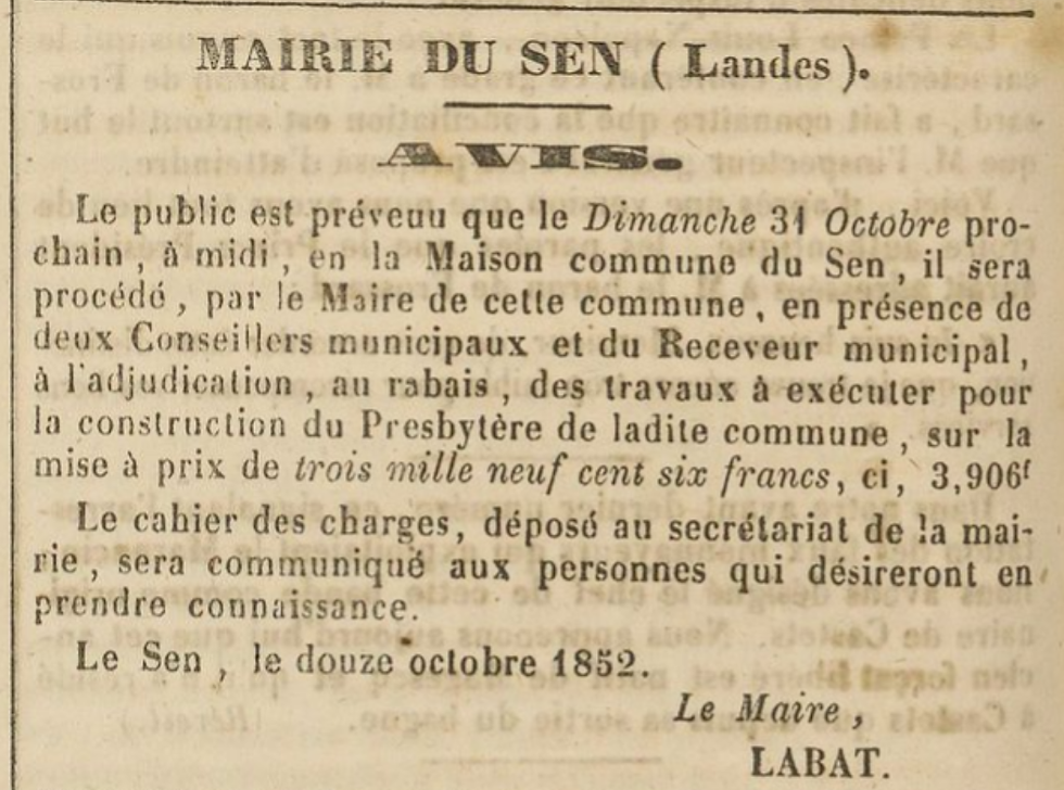 Le Sen (1852)