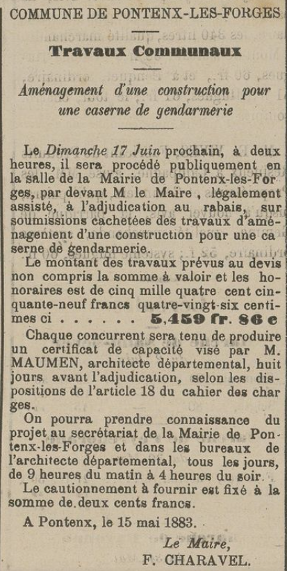 Pontenx les Forges (1883)