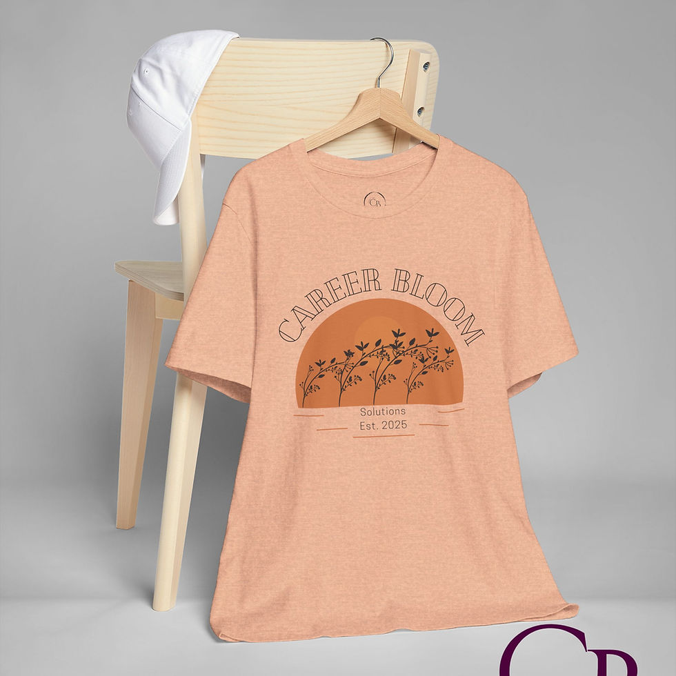 Thumbnail: Career Bloom Sunset Short Sleeve Crewneck Tee
