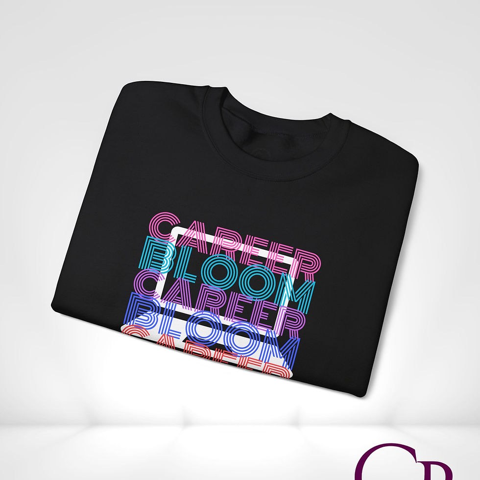 Thumbnail: Career Stripes Pullover Crewneck Sweatshirt