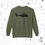 Thumbnail: Chopper Drop Military Green Crewneck Fleece Sweatshirt 