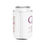 Thumbnail: Bloom Where You're Planted Can Cooler Sleeve – White With Flowers 
