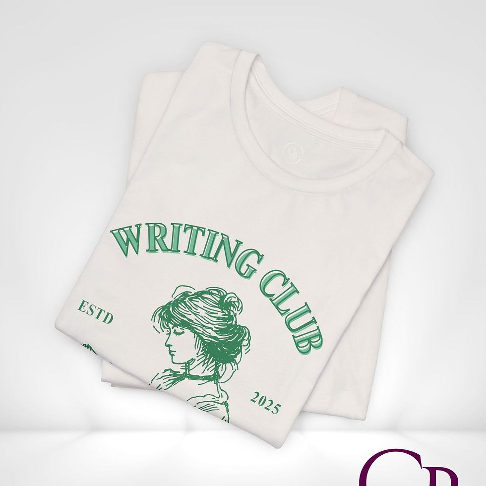 Thumbnail: Writing Club Short Sleeve Crewneck Tee