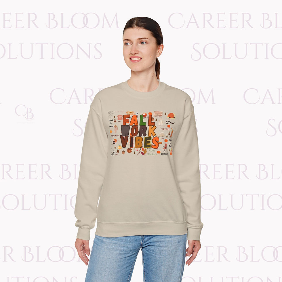 Thumbnail: Fall Work Vibes - Crewneck Sweatshirt 