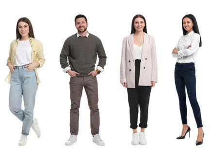 People Standing In A Line 