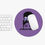 Thumbnail: #TalksTooMuch - Mouse Pad - Multiple Sizes - Purple 