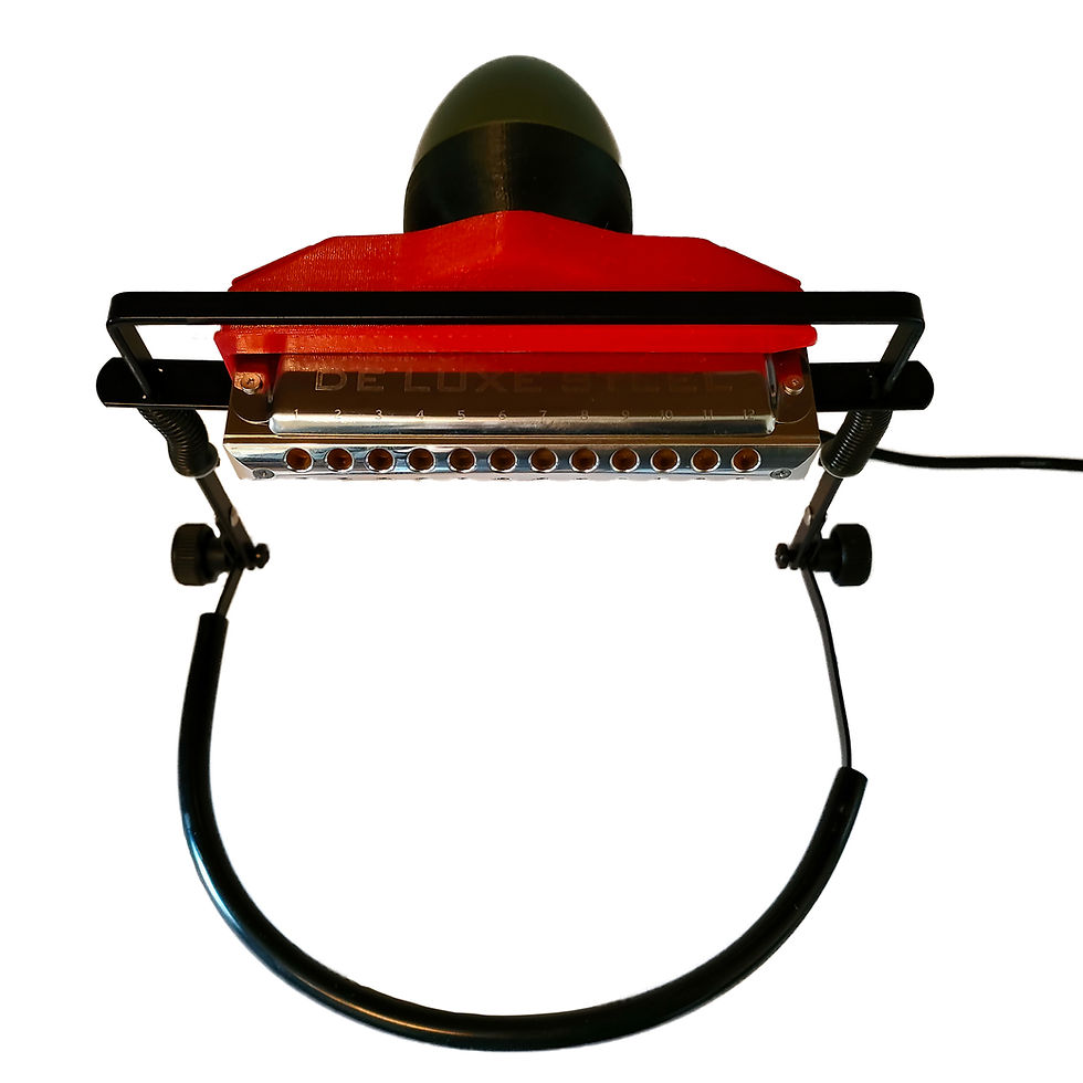 Thumbnail: Bullet Buddy NS: Hands-Free Amplified Harmonica Assistant