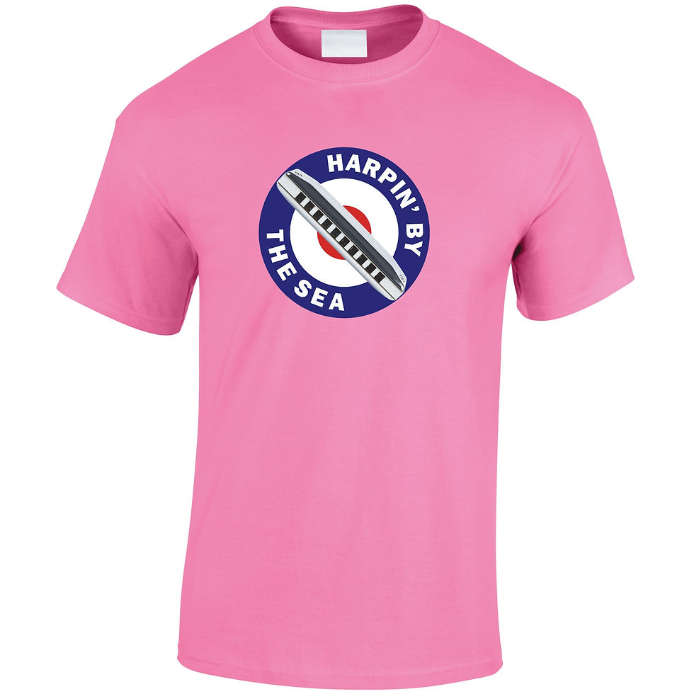 Thumbnail: Ladies Harpin’ By The Sea T-Shirt - Target Design