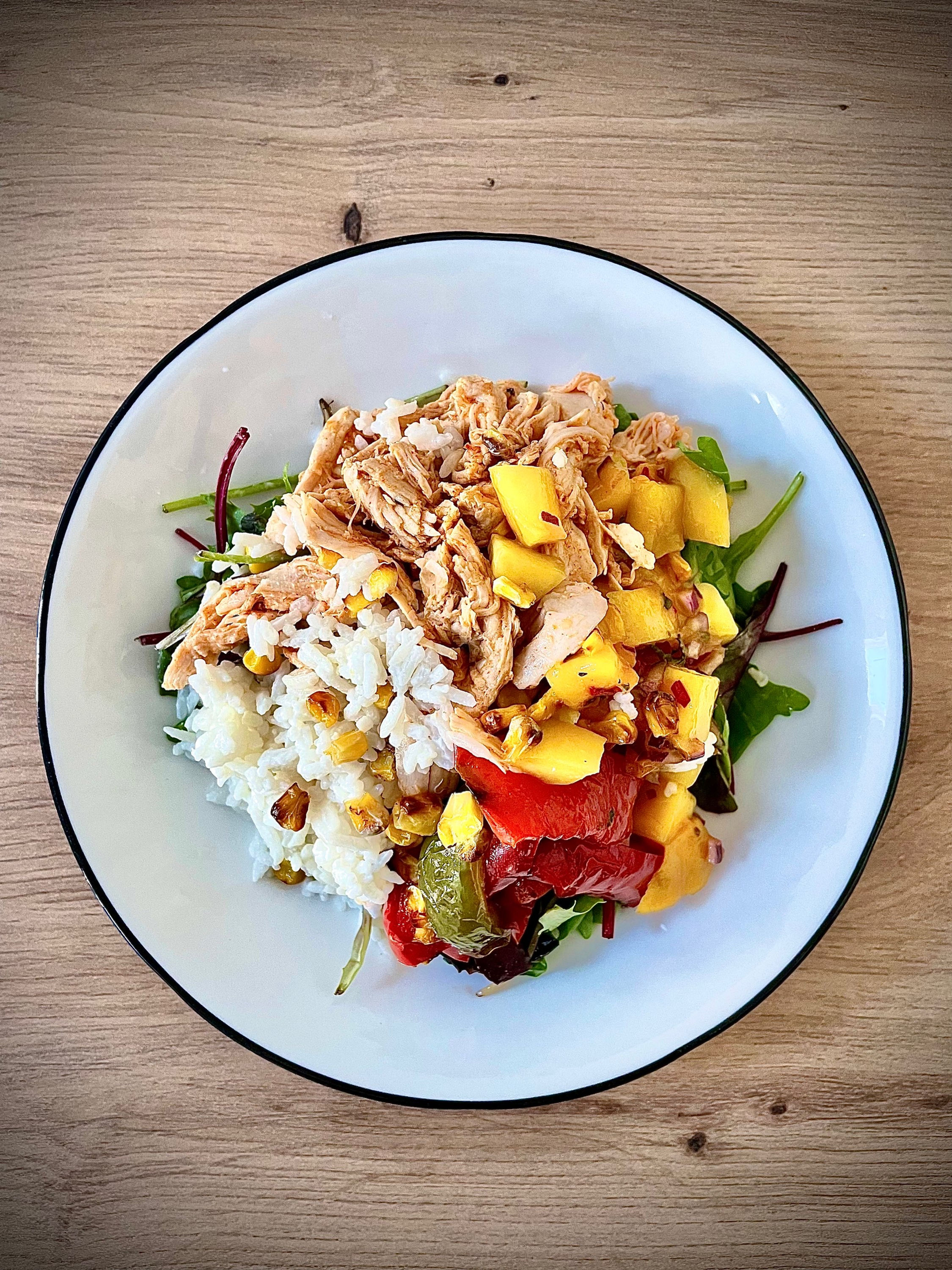 Zingy Mango Salsa Salad