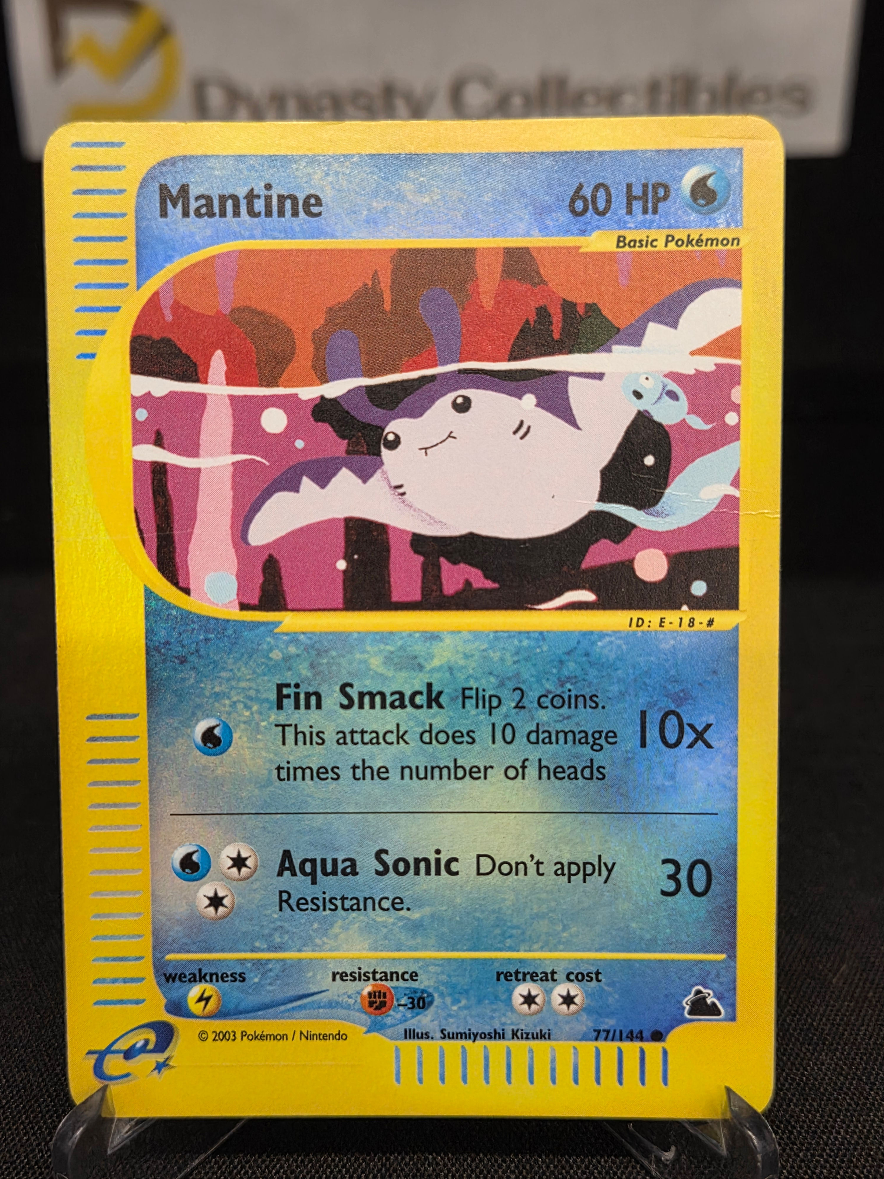 Pokemon Skyridge Reverse Holo Mantine