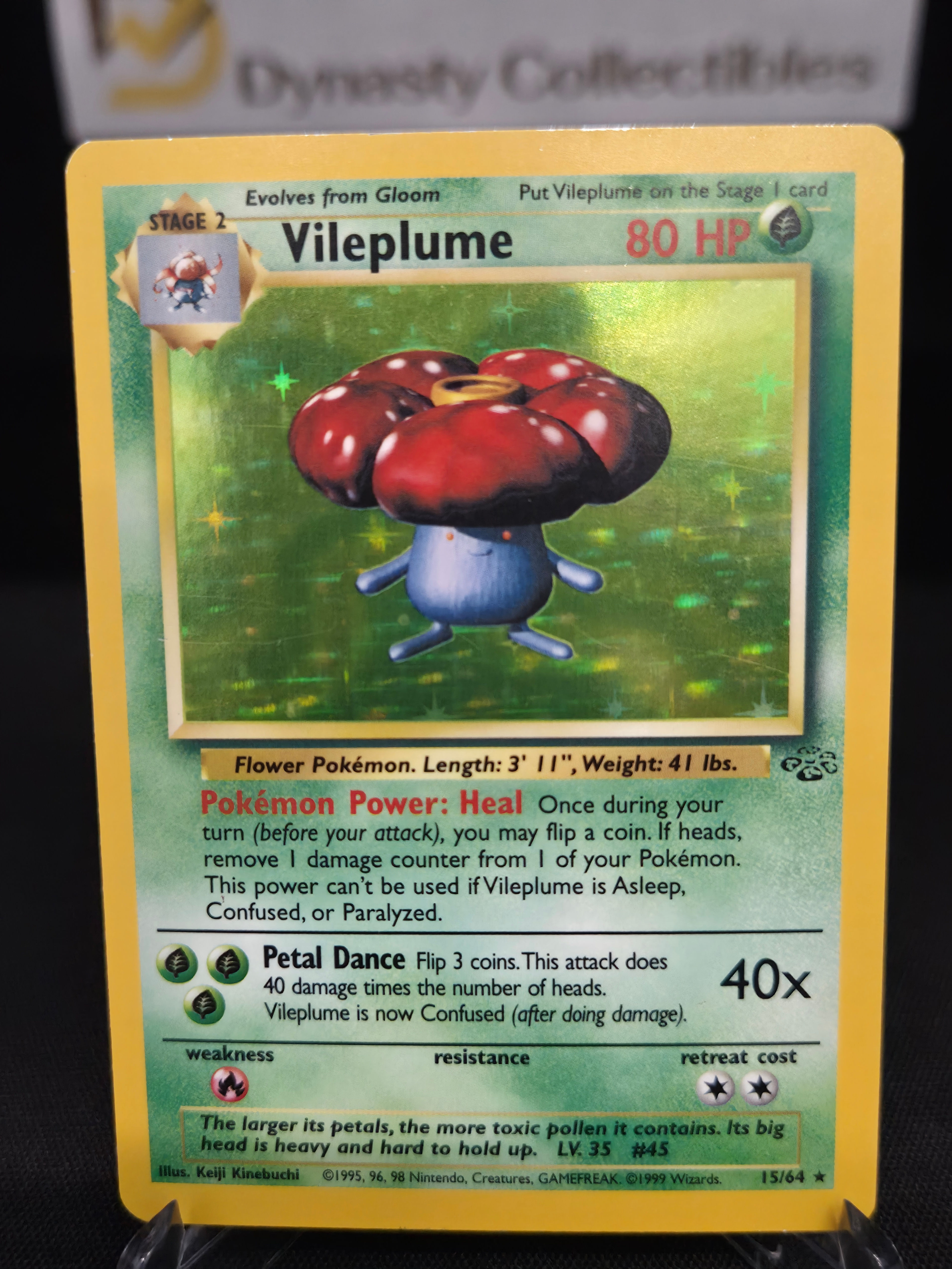 Pokemon Jungle Holo Vileplume